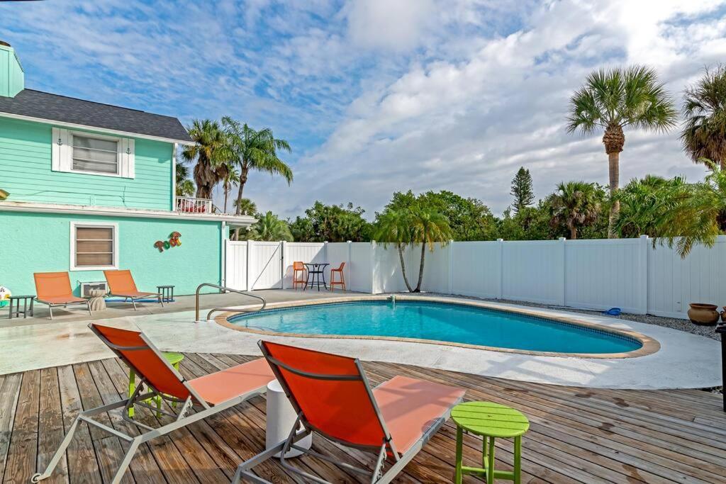 Walk To The Beach - Island Villa Siesta Key Ngoại thất bức ảnh